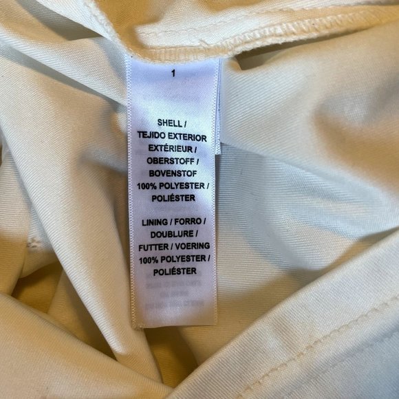 NWT Adrianna Papell White 3/4 Sleeve Scoop Back Sequin Gown Formal Maxi Size 8 - Picture 9 of 10